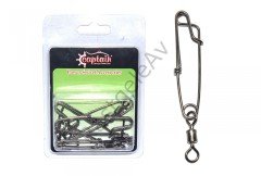 Captain 5155 Karabina Klips 2x80mm 5'li Paket Black Nikel