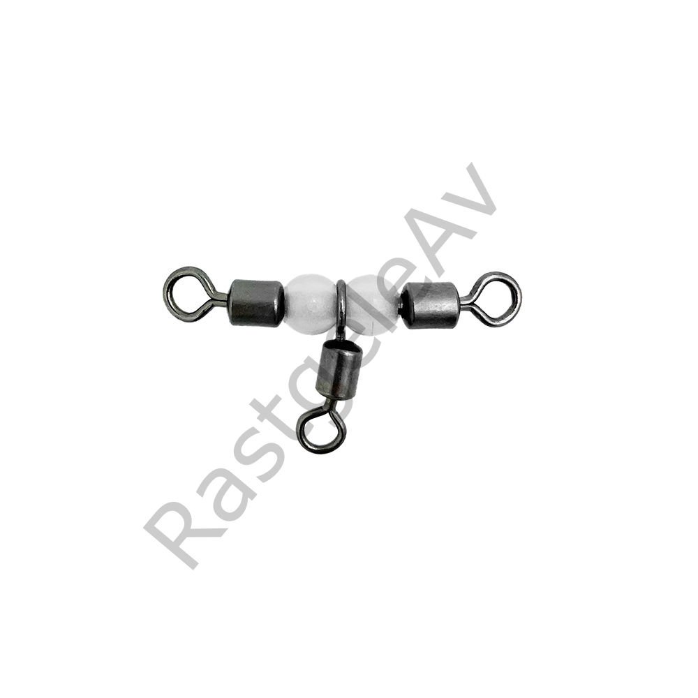 Albastar Boncuklu Inox Üçlü Fırdöndü
