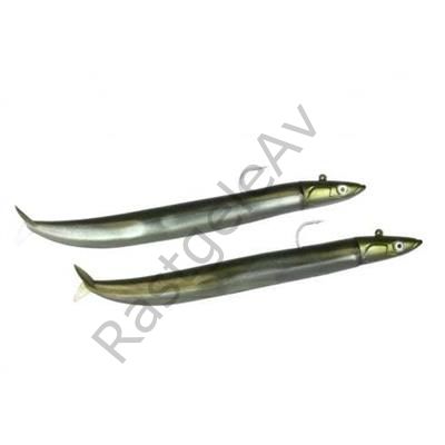 Crazy Sandeel CSE150/CSE802 2x Combo Off Shore 20gr Kaki 15cm Silikon Yem