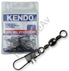 Kendo Rolling Swivel Safety Snap Snap 10 Adet (Kilitli Klips)