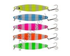 Captain 6145 Lüfer Kaşığı 20gr Zebra Glow 8cm