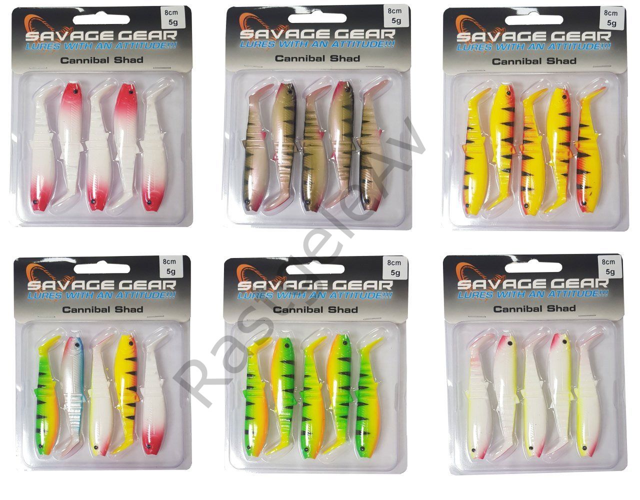 Savage gear Cannibal 8cm 5 Adet Suni Yem