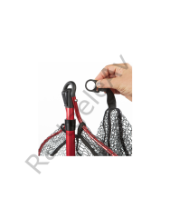 Balzer 18220 100 Teleskopik Oval Kepçe 110cm Kauçuk Fileli 45X50cm
