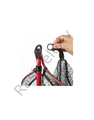 Balzer 18220 150 Teleskopik Oval Kepçe 155cm Kauçuk Fileli 55X60cm