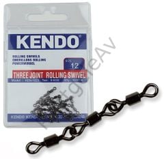 Kendo Three Joint Rolling Swivel 10 Adet