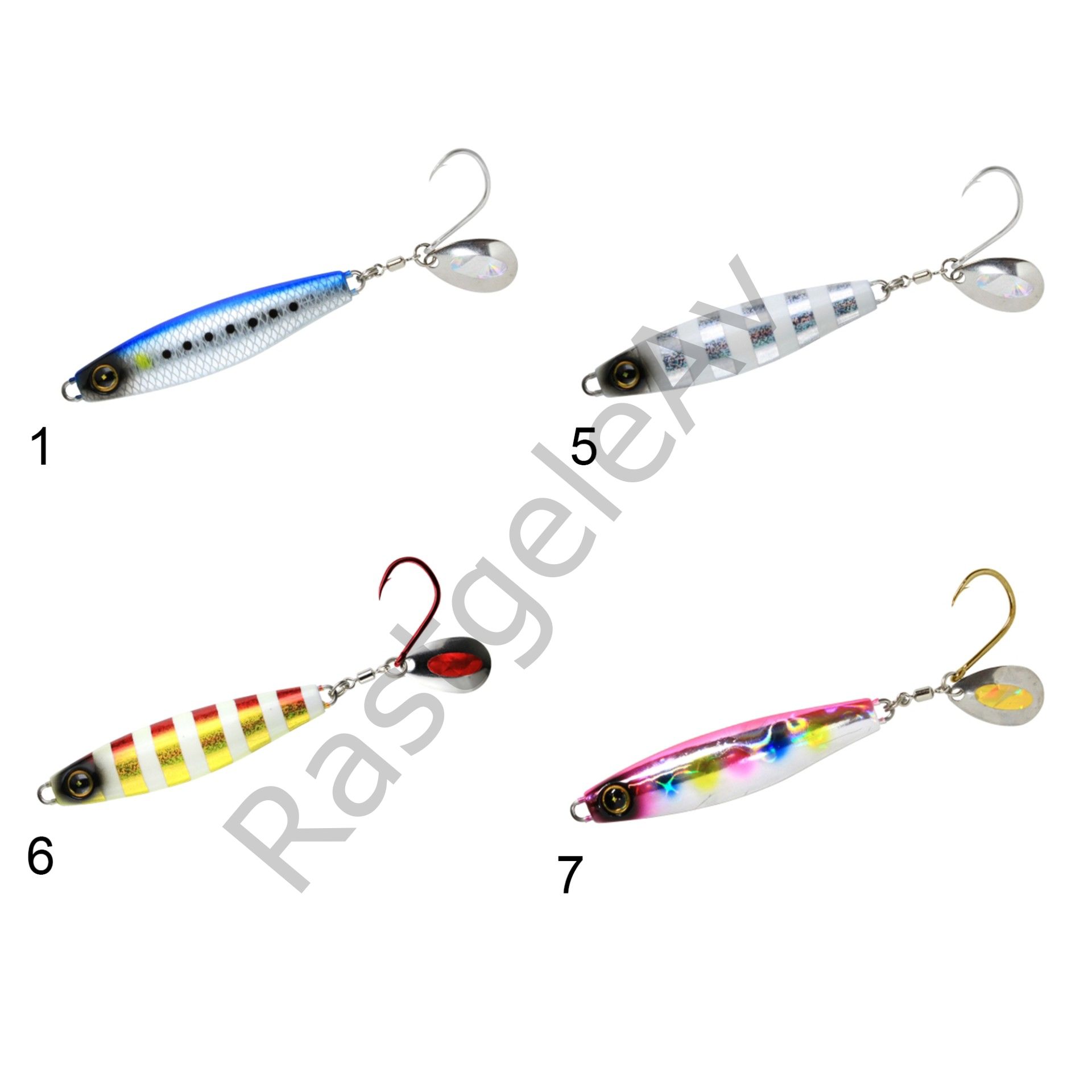 Hayabusa FS 437 Jack Eye Sawara Cast Spin 50gr Light Jig Suni Yem
