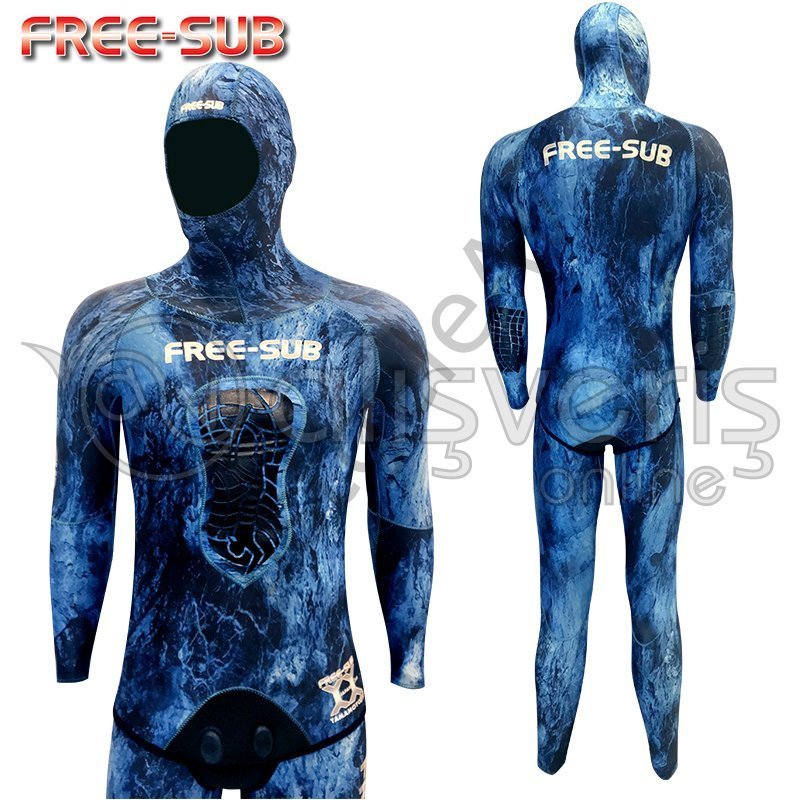 Free-Sub Demre Blue Desen Yamamoto 39 Avcı Elbise 3mm
