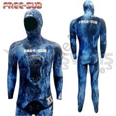 Free-Sub Demre Blue Desen Yamamoto 39 Avcı Elbise 3mm