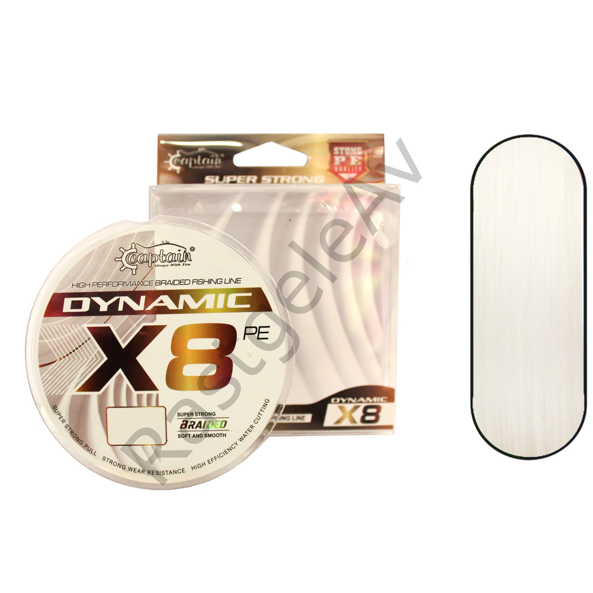 Captain Dynamic Soft PE 8 Örgü Spin İp Misina 150mt Beyaz