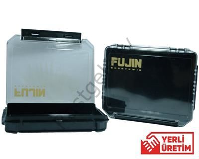 Fujin Tackle Box 60PC 20cm Maket Balık Kutusu Siyah