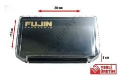 Fujin Tackle Box 30PC İnce Maket Balık Kutusu Siyah