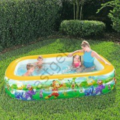 Bestway 91008 Büyük Boy Şişme Aile Havuzu Disney 262x175x51 cm