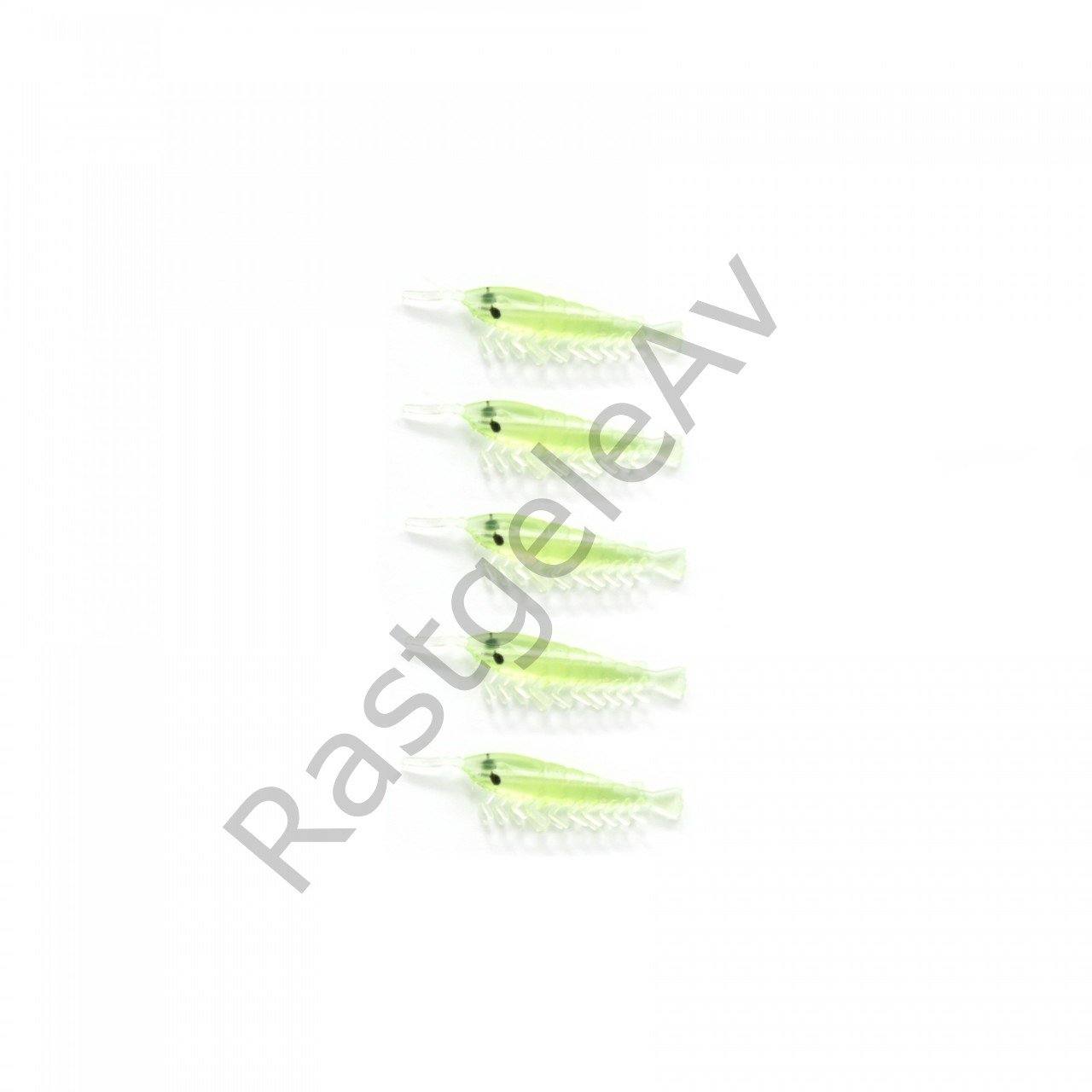 Captain 3050 Silikon Karides 4cm Suni Yem 5'li Paket