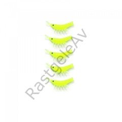 Captain 3051 Silikon Karides 3.5cm Suni Yem 5'li Paket
