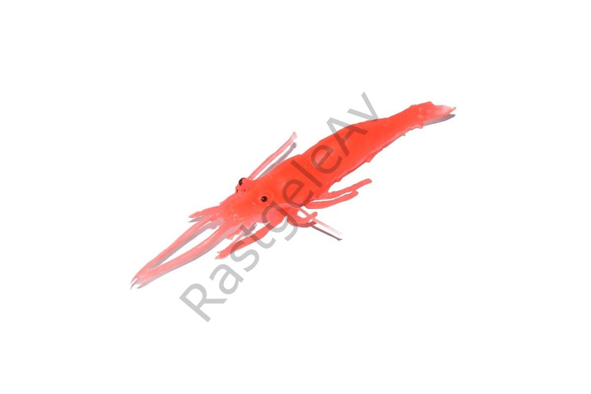 Captain 3054 Silikon Karides 7.5cm Suni Yem 5'li Paket