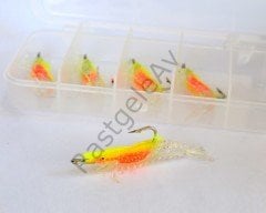 Captain 3062 Silikon Karides 5.5cm Suni Yem 5'li Kutu