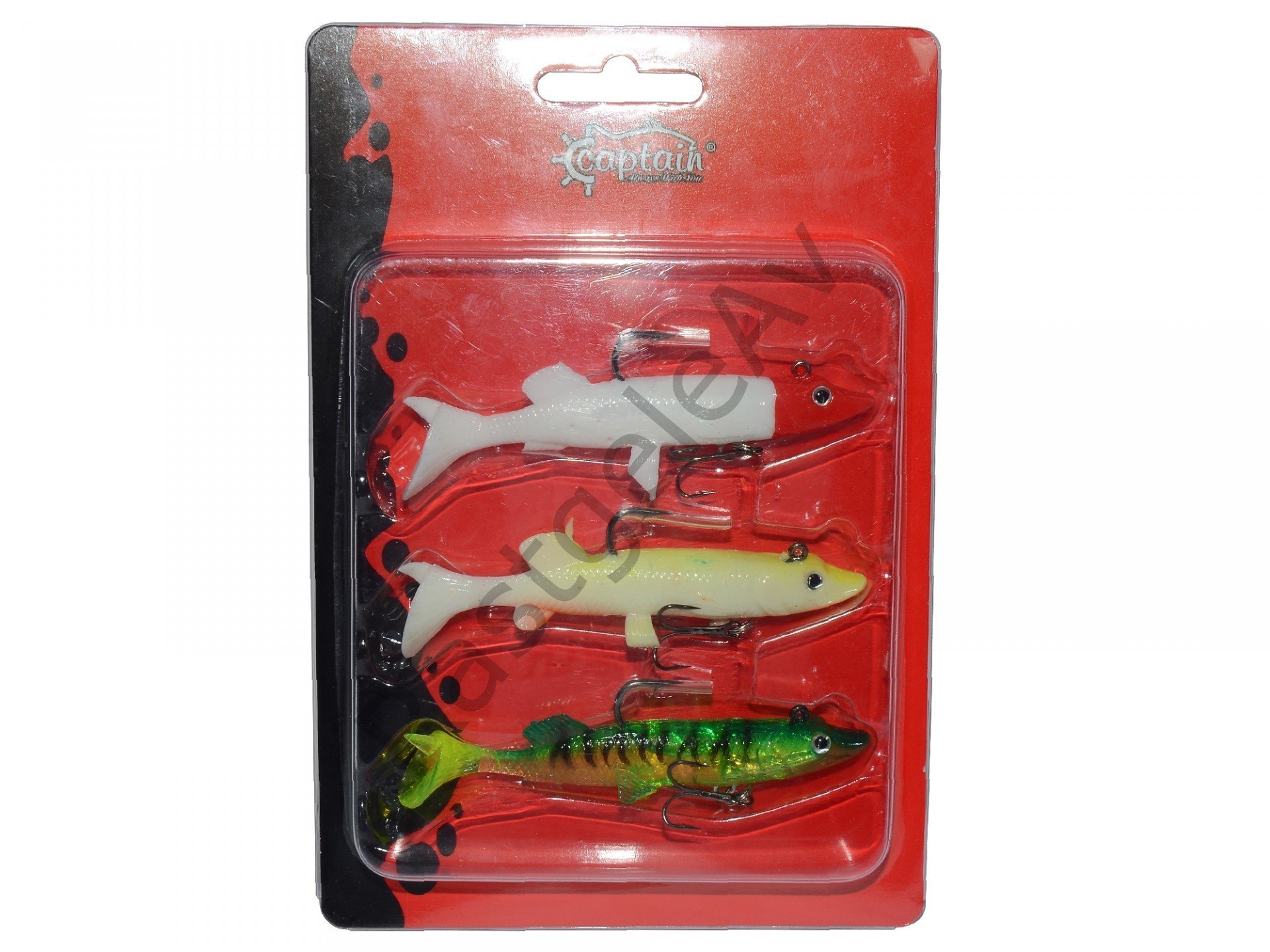 Captain 3068 Pluse Soft 10cm Turna Silikonu 3'lü Mix Set Suni Yem