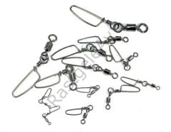 Fujin J Rolling Snap Bilyalı Kilitli Klips Black Nickel