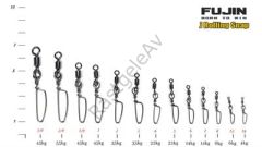 Fujin J Rolling Snap Bilyalı Kilitli Klips Black Nickel