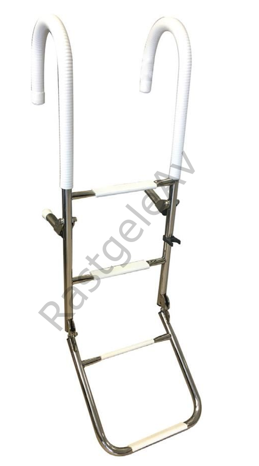 Krom Tekne Merdiveni Katlanır 4 Basamaklı