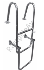 Katlanır Tekne Merdiveni Krom 30x80 cm