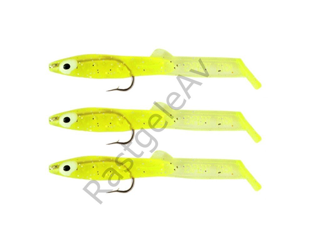 Captain 3525 Eel Fish 7.5cm Silikon Zargana Suni Yem 3'lü Paket