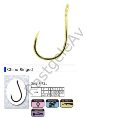 Sasame F-721 Chinu Ringed İğne (Gold)