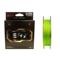 Captain Dremie 8+1 Silicone Coating İp Misina 150mt Green White
