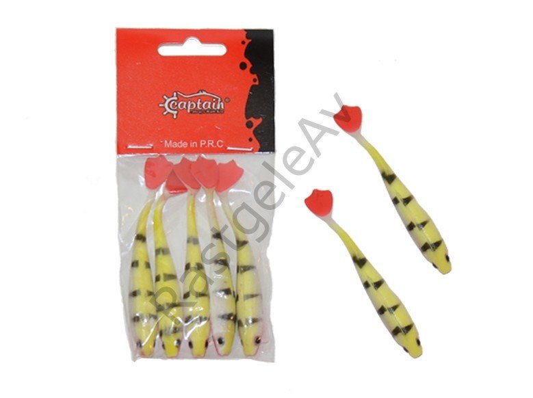 Captain 3566 Pencil Duck 9cm Levrek Silikonu 5'li Paket Suni Yem