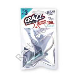 Crazy Sandeel CSE220x Strong CSE540 100gr Blue Nacre Jighead