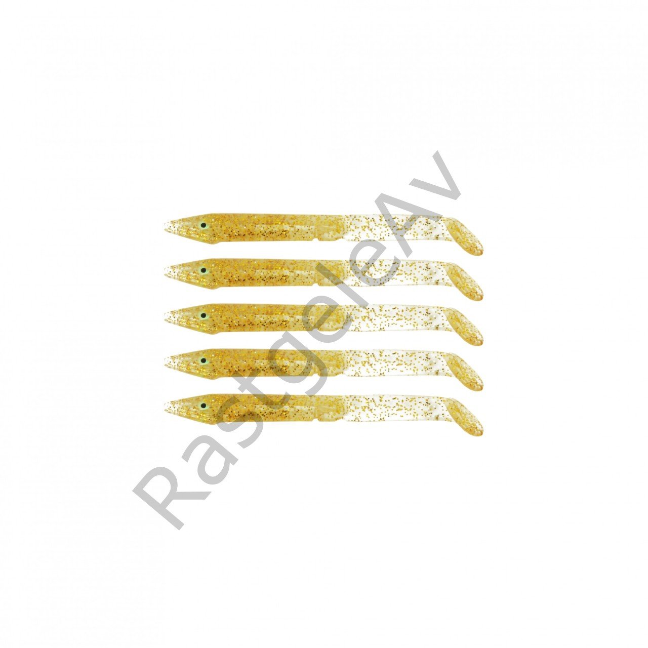 Captain 3598 Elegant 10cm Silikon Zargana 5'li Paket Suni Yem
