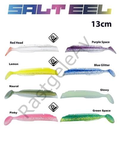 Fujin Salt Eel Body 13cm x3 Silikon Yem Gövde