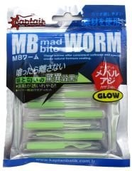 Captain 3520 Mini Worm Floating 5 cm Aromalı LRF Silikon Yem 10'lu