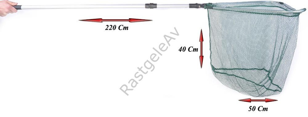 Captain Kepçe 2 Parça 220cm Teleskopik Kepçe 55x40cm Tor