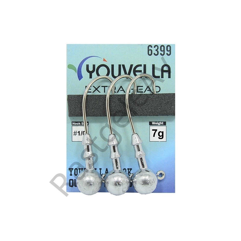 Youvella 6399 Jig Head Extra Head 3'lü Paket
