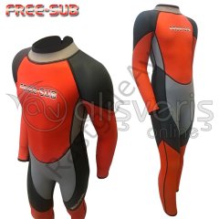 FREE-SUB ÇOCUK SÖRF ve DALIŞ ELBİSESİ RED 3MM