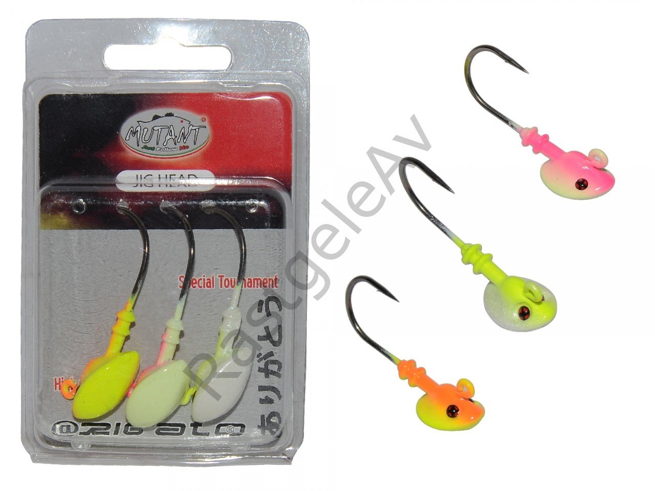 Mutant 6411 Jig Head Rigato Stunner 3'lü Mix Set