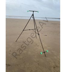 Captain 6807 Tripod Teleskobik 2'li Ayarlanabilir Surf Kamış Sehpası 180cm