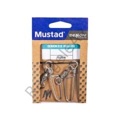 Mustad Demon Bilyalı Klipsli Fırdöndü DLSS004