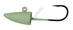 Savage gear LRF Micro sandeel jigghead 2,5g #8 4pcs Glow Suni Yem