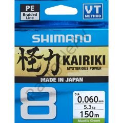 Shimano Kairiki 8 150m Mantis Green  0.100mm/6.5kg Mantis Green  0.100mm/6.5kg