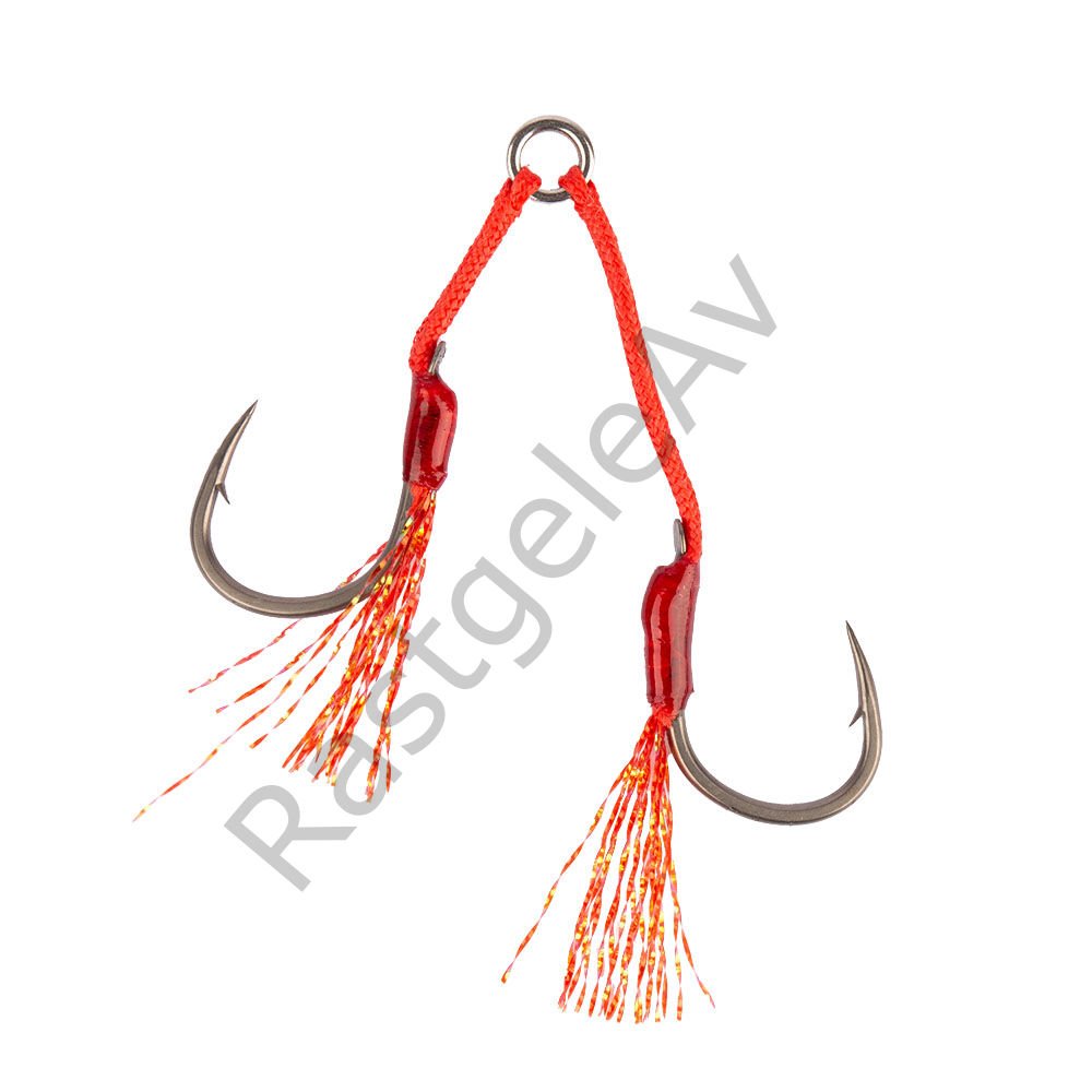 Mustad Alpha Point Alpha Light Double Asist Olta İğnesi A-ASSIST2