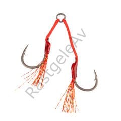 Mustad Alpha Point Alpha Light Double Asist Olta İğnesi A-ASSIST2
