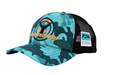 Fujin Turquoise Camo Tuna Balıkçı Şapkası