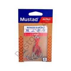 Mustad Alpha Point Ruthless Slow Fall Asist Olta İğnesi A-ASSIST3