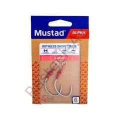 Mustad Alpha Point Ruthless Short Single Asist Olta İğnesi A-ASSIST5