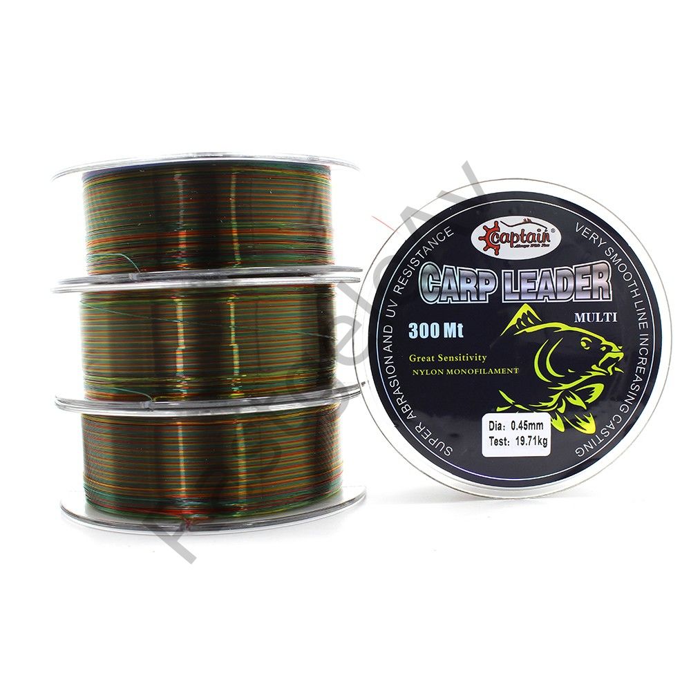 Captain Carp Leader 300mt Monofilament Misina Mullti