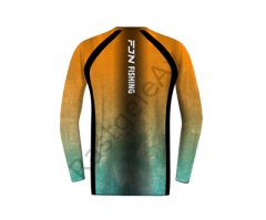 Fujin Performance T-Shirt Aqua Orange