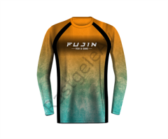 Fujin Performance T-Shirt Aqua Orange