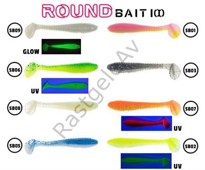 Fujin Round Bait 100mm Silikon Balık